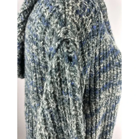 *Flawed Sundance Long Cardigan Sweater Space Dye Duster Hooded Wool Blend Small - Picture 14 of 16